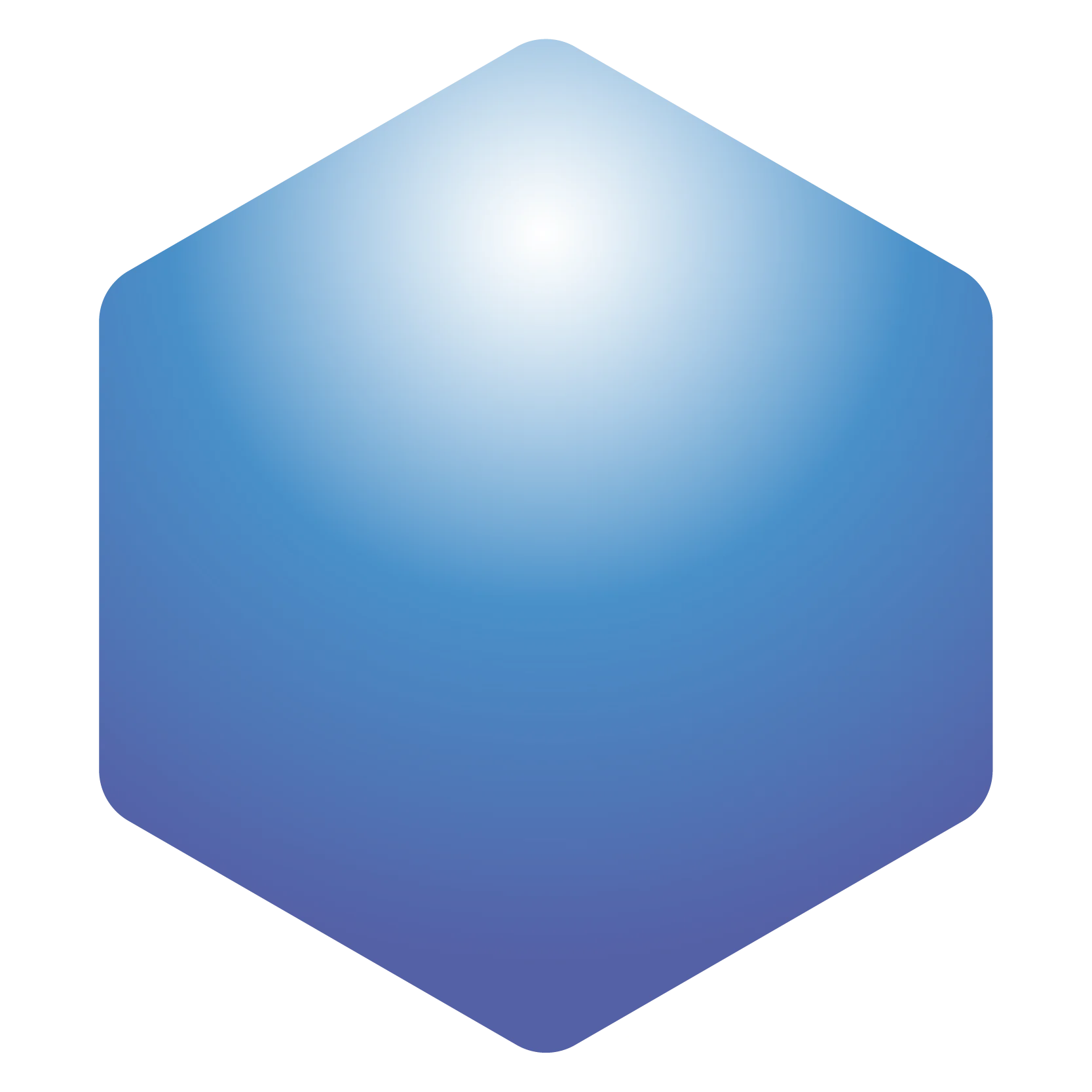 hexagon blue